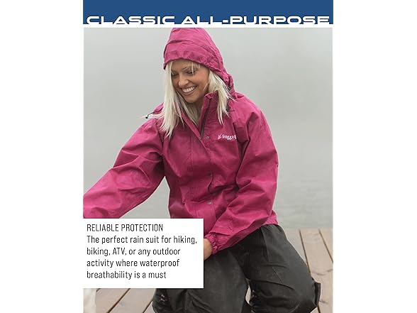 FROGG TOGGS Women's Waterproof Rain Suit