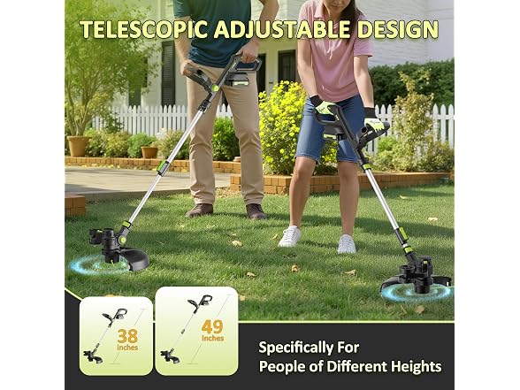 LPSUK 12-in Cordless String Trimmer
