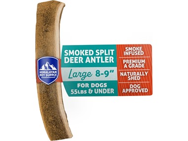 $14.99, Was $27.99, 46% Off! Himalayan Dog Chew Smoked Deer Antler 1 Lrg dealfomo