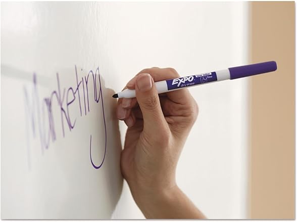 EXPO Dry Erase Markers, Low Odor Ink, Bl