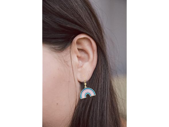 COLDDOX Rainbow Shape Dangle Earrings