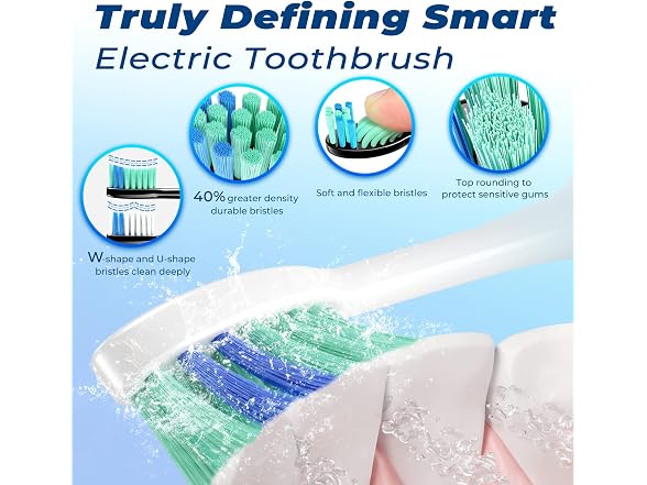 Sonic Electric Toothbrush for Adults Rechargeable