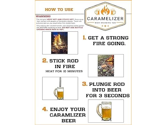 Beer Caramelizer Beer Branding Rod