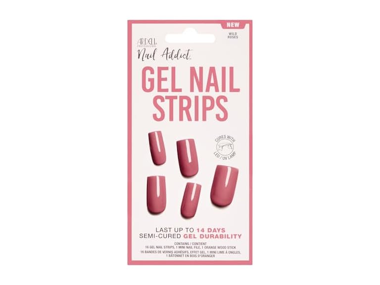 Ardell Ardell Nail Addict Gel Nail Strips - Wild Roses, 