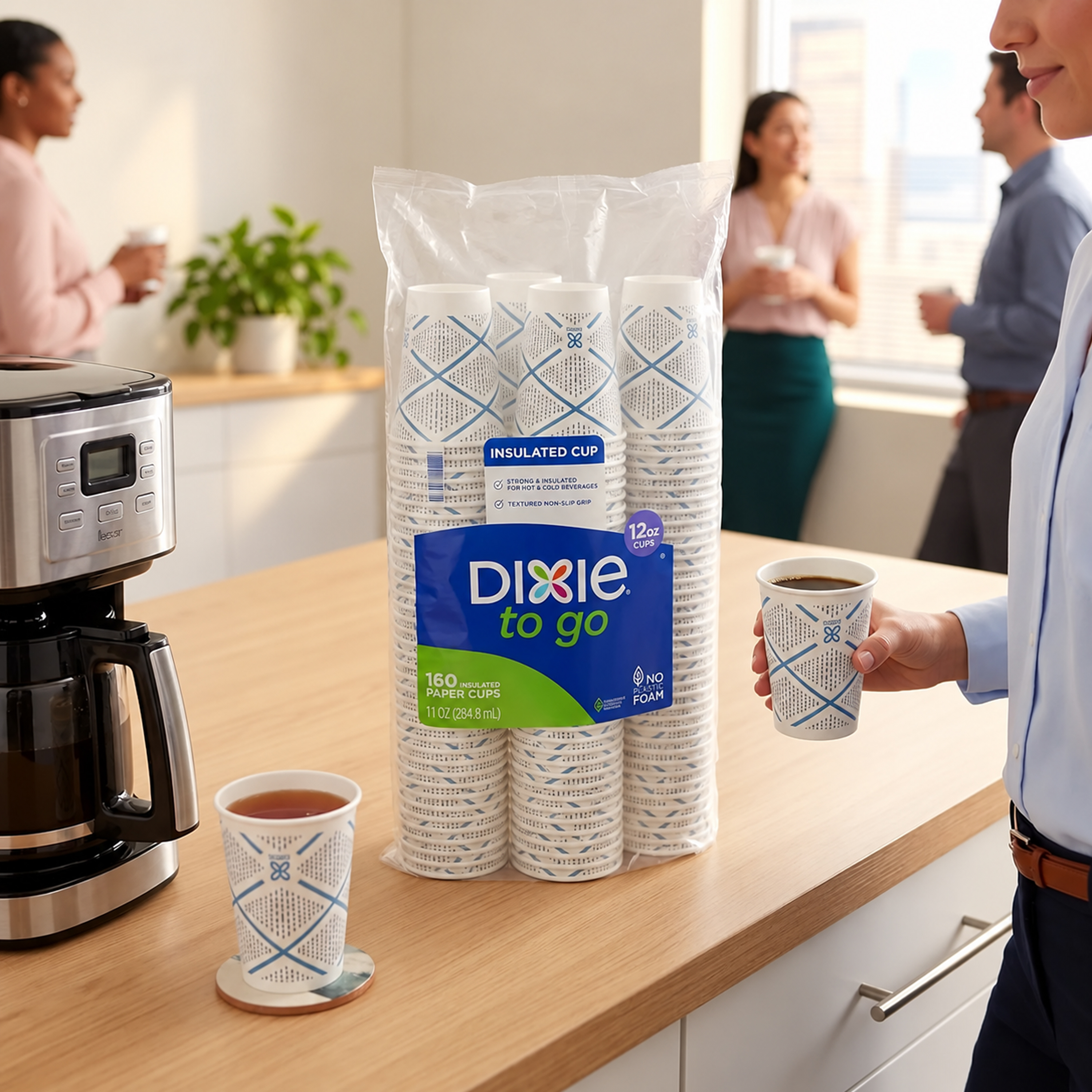 Dixie To Go Disposable Coffee Cups - Gallery 12