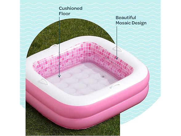 Grip A Pool 34" Pink Baby Pool