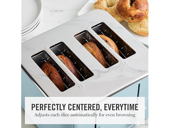 Martha Stewart 4 Slice Toaster 1800W, Sky