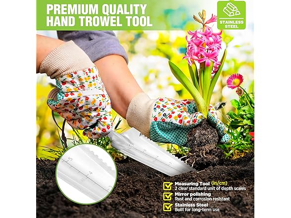 WORKPRO Garden Trowel Green and Pink