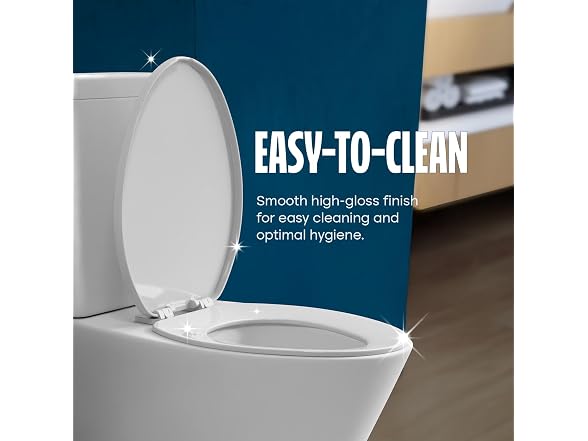 HIGHCRAFT Premium Elongated Toilet Seat