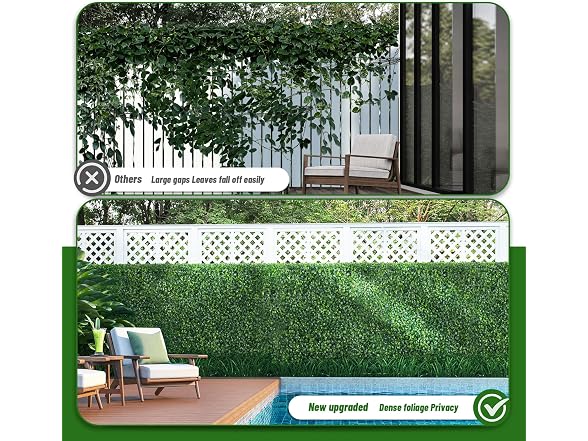 Moeput 12Pc 20 X 20 Artificial Boxwood Panels - Gallery 4