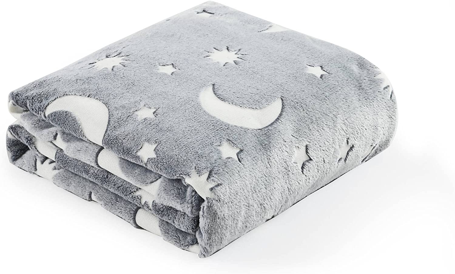2Pk Glow In The Dark Throw Star Moon - Gallery 15