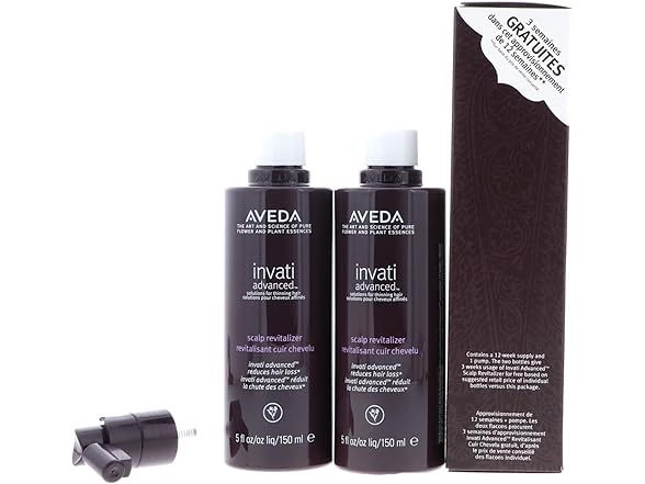 Aveda Invati Advanced Scalp Revitalizer Duo Pack Total of 10 oz