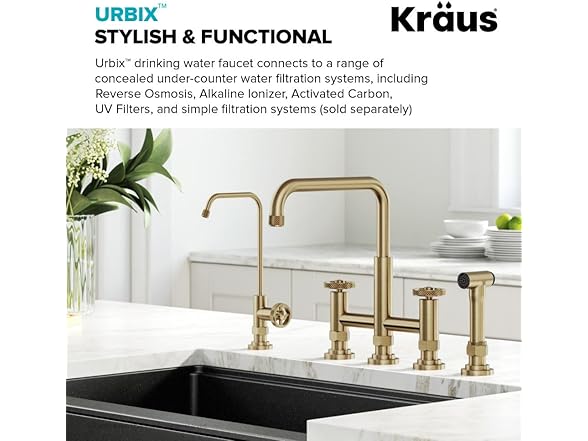 KRAUS Urbix 100% Lead-Free Kitchen Water