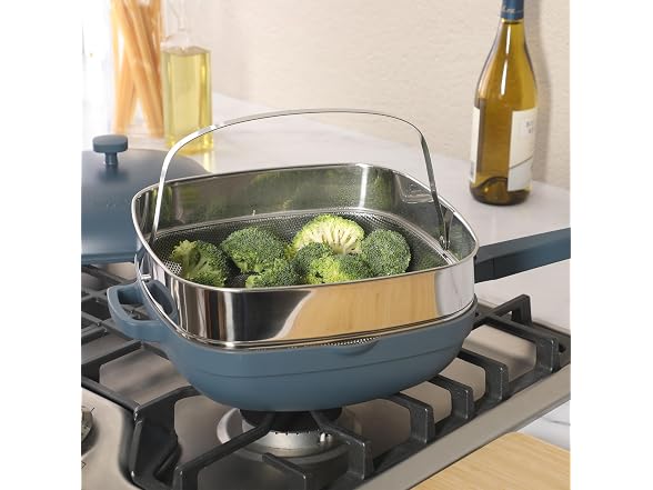 Crock-Pot Northvale 5.3 Quart Ceramic Nonstick Sauté Pan 