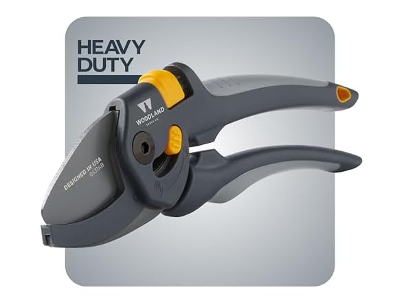 Woodland Tools Co. Heavy Duty Anvil Pruning Shears – 5/8"