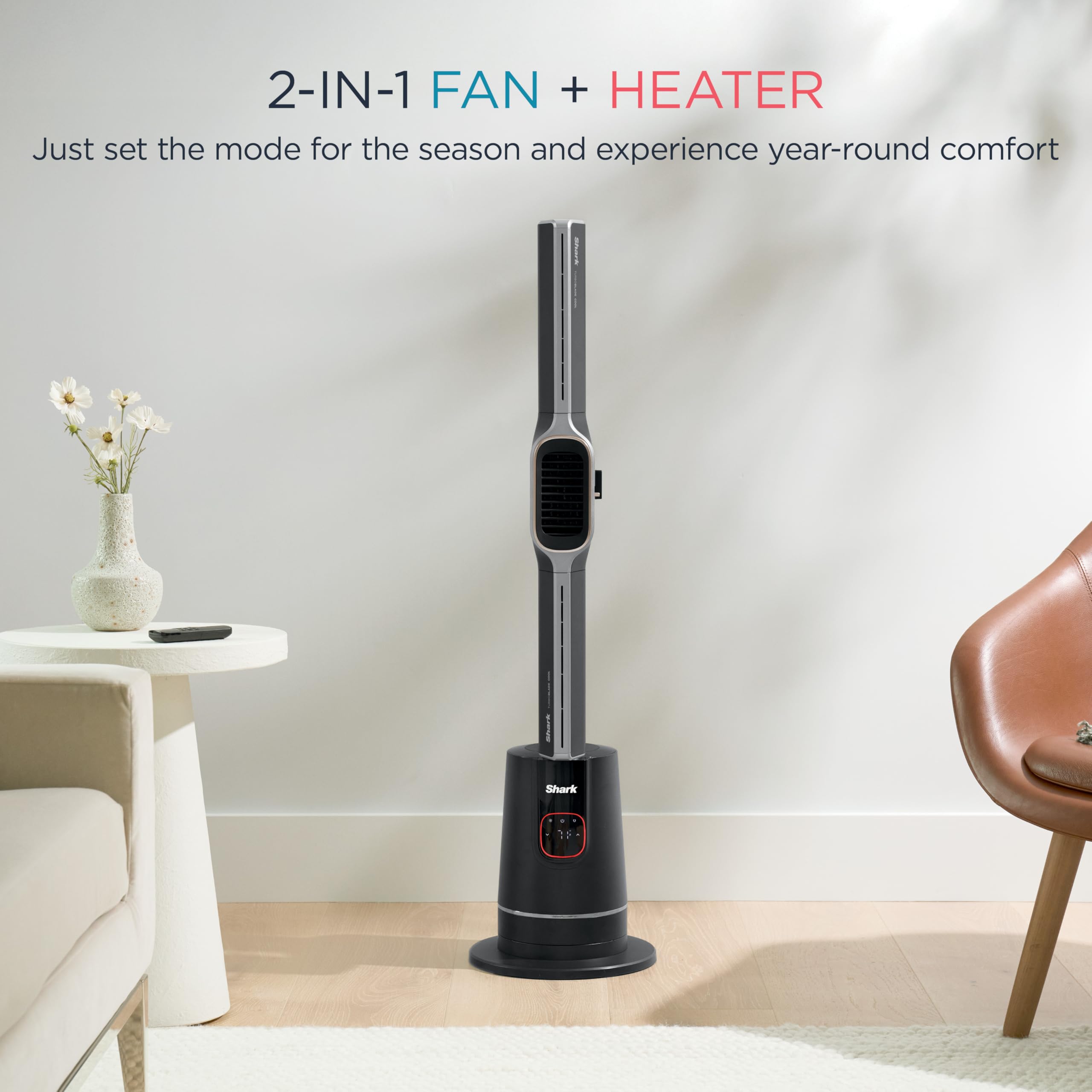 SHARK TH202_S&D TurboBlade Tower Fan+Heat - Gallery 11