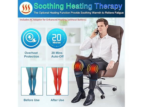 Knee Massager with Heat & Vibration