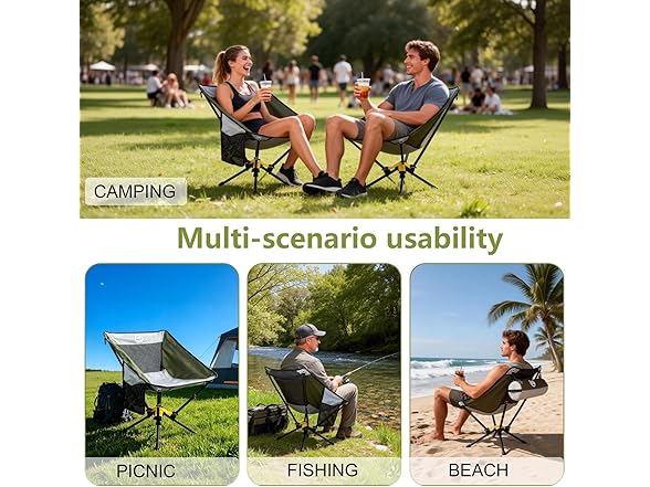 ADSMART Portable Camping Chair