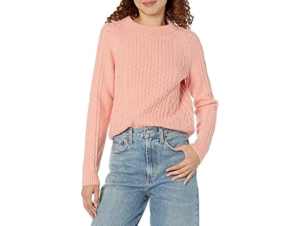 Amazon Essentials Women Stitch Cable Sweater