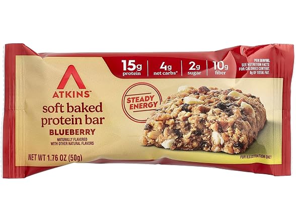 Atkins Soft Baked Blueberry Bars