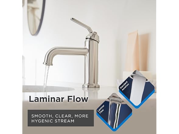 Gerber Kinzie Single Handle Bathroom Faucet- Nickle