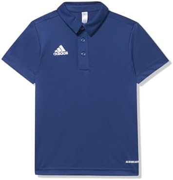 adidas Unisex-Child Entrada 22 Polo Shirt, Team Navy, Blue, Small