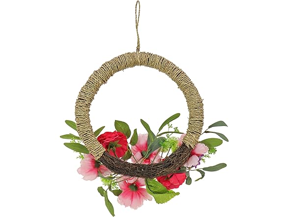 National Tree Company 16" Spring Hoop Wreath