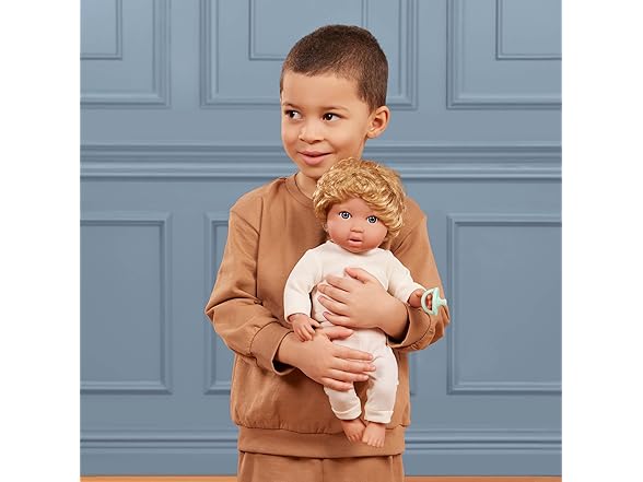 LullaBaby 14" Realistic Blonde Baby Doll