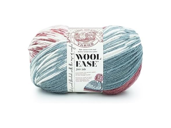 Lion Brand Yarn Wool Ease Fair Isle Yarn