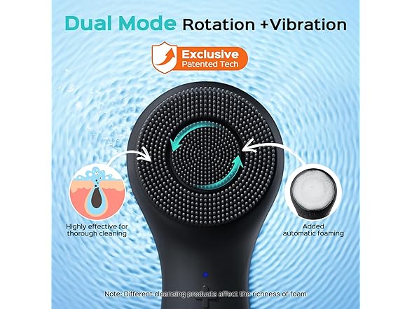 Silicone Electric Exfoliator Scrubber