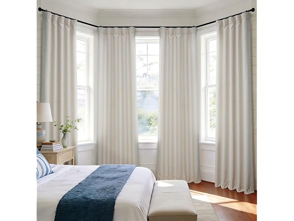 HPD Half Price Drapes - Faux Linen Curtains for Living Room (1 Panel)
