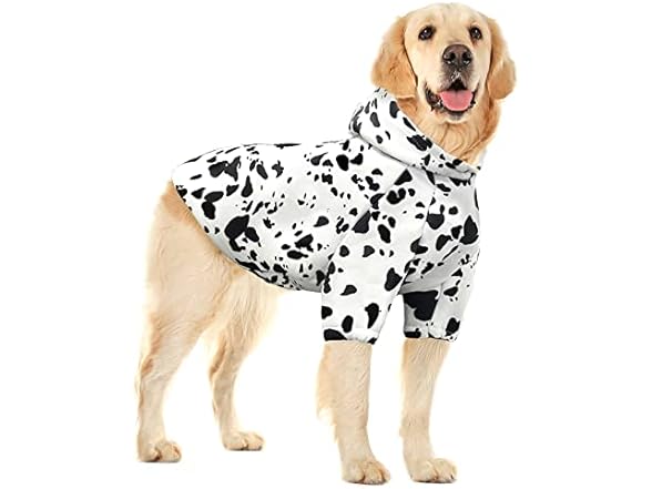 Dalmatians Print Dog Hoodie Puppy Hooded