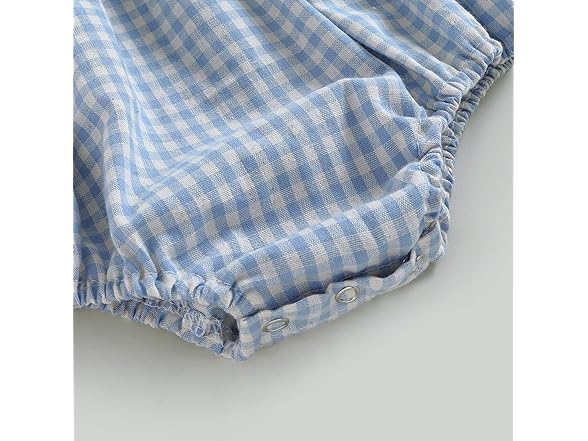 Douhoow Infant Baby Girl Plaid Romper