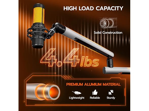 ARES WING Aluminum Low Profile Mic Arm