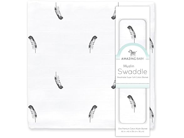 Amazing Baby Muslin Swaddle Blanket