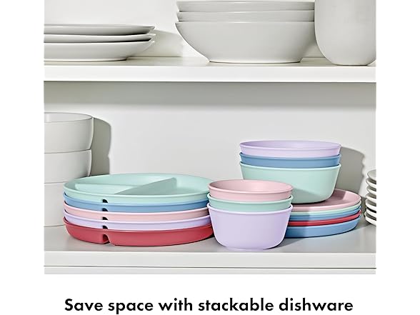 OXO Tot Stackable Plate Set 3pk - Dark