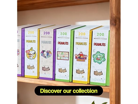 WOODLUX Peanuts Snoopy Puzzle for Adults