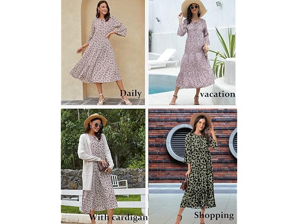 Viishow Women (M) Casual Trendy Dresses Tie Dress