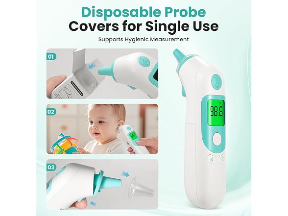TIZZIOR Thermometer for Adults and Kids