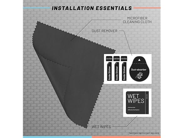(2 Pack) Hyperkin Tempered Glass Screen Protector for Switch 2