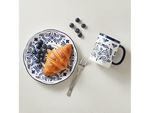 10 Strawberry Street Talavera Dinnerware, Set of 6
