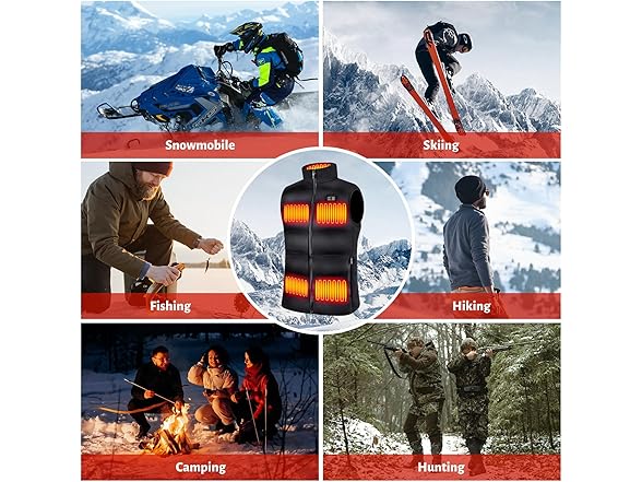 GYIPFIPA Rechargeable Heated Vest