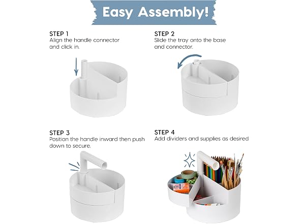 IRIS USA IRIS USA 2-Pack Desk Caddy Organizer