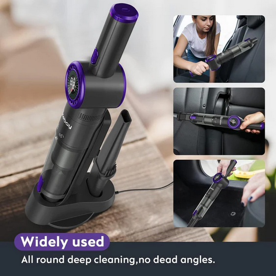 Nicebay Hand Vacuum - Black/Purple - Gallery 6
