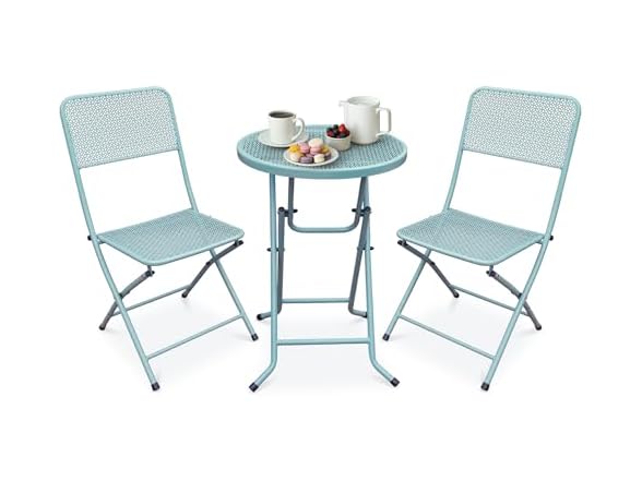 Four Seasons Courtyard Padova Foldable 3 Piece Patio Set