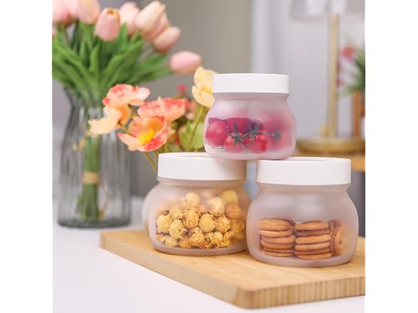 CuLiDing Collapsible Silicone Food Jars - Gallery 2