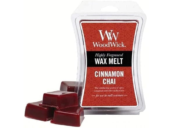 WoodWick Cinnamon Chai Hourglass 3 oz Wax Melt