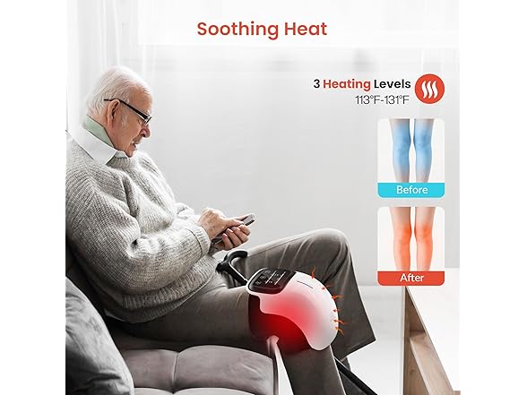 Snailax Cordless Knee Massager