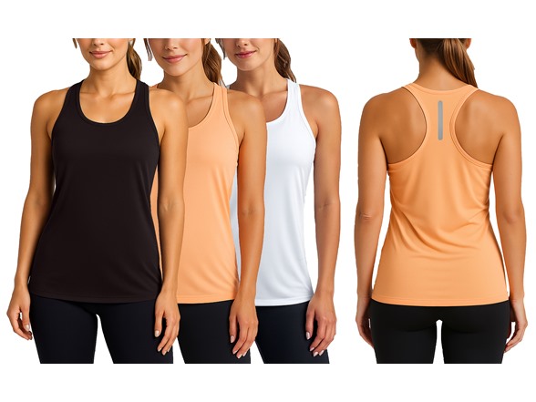 3Pk Womens Performance Racerback Tank