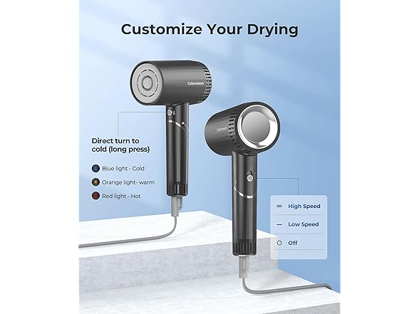 Hair Dryer, 100,000 RPM High-Speed Blow Dryers for Women & Men